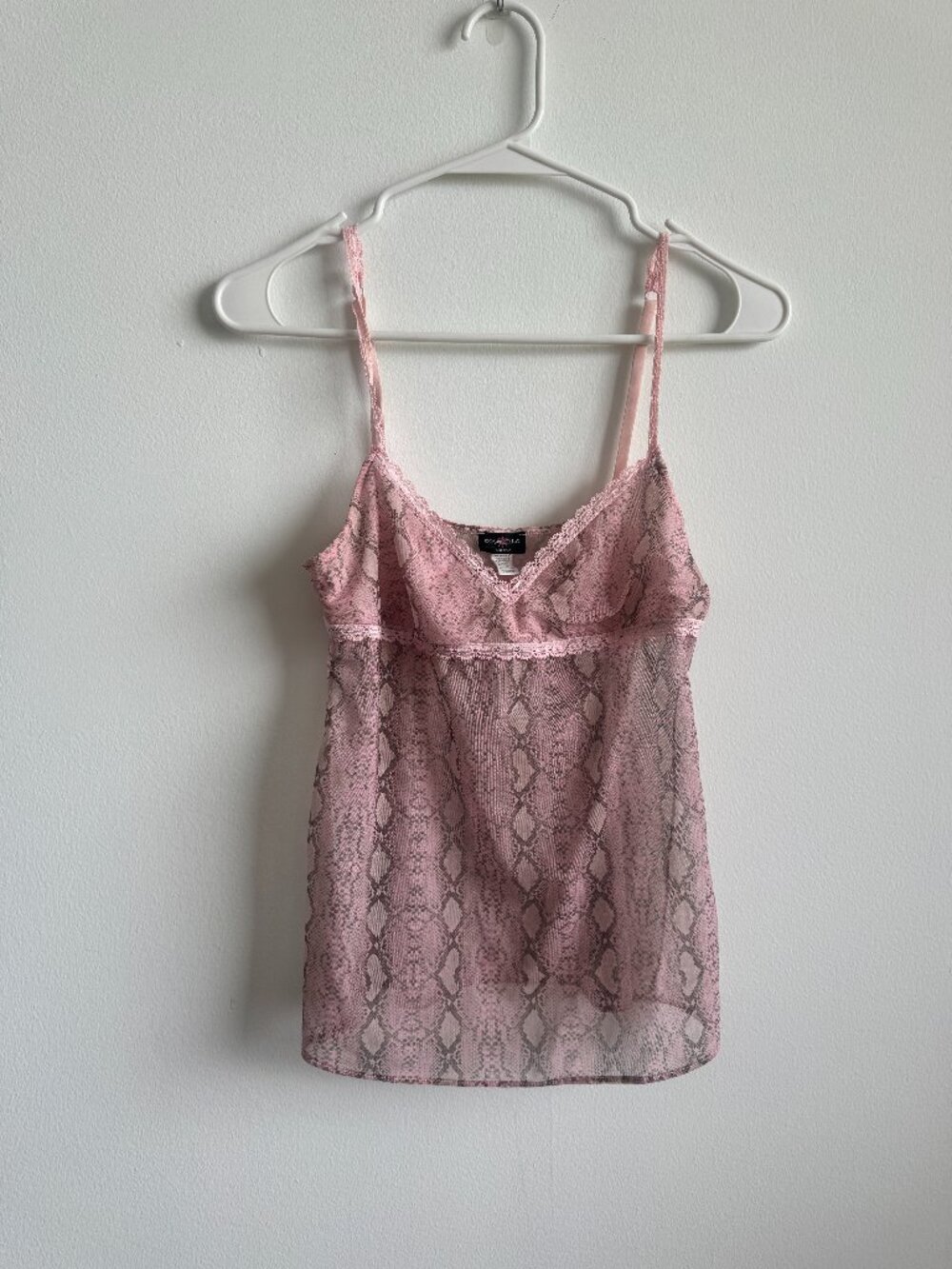 COSABELLA MESH SNAKE PRINT TANK TOP